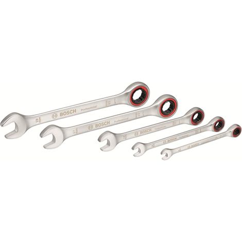 Bosch Professional 1600A02Z3D 1600A02Z3D Ring-Ratschenschlüssel-Satz (1/5)
