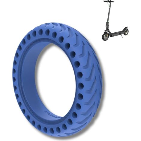 1 RUOTA 8,5 POLLICI PER MONOPATTINO ELETTRICO GOMME PIENE blu 8 1/2 X 2 RICAMBIO (1/5)