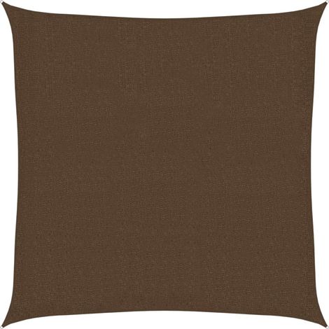 Maison Exclusive - Sonnensegel 160 g/m² Braun 3x3 m HDPE