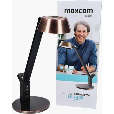 Lampe de bureau MaxCom ML4400 lumens, cuivre (1/5)