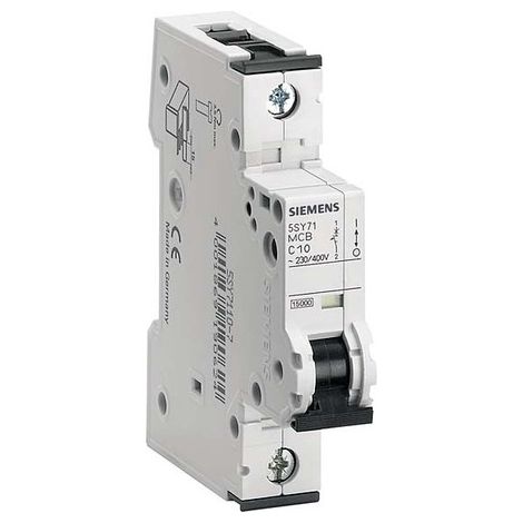 Interruttore Siemens 5sy6101-7 6kA 1 polo