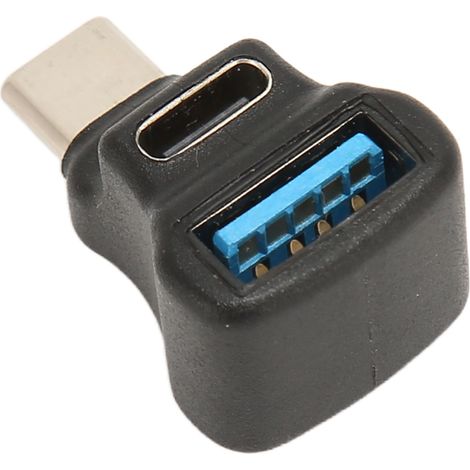 USB-C-Splitter-Adapter mit 100W PD-Schnellladefunktion, 8K 20Gbps-Video, 90°-USB-A-Konverter für Laptop und Controller. (1/5)