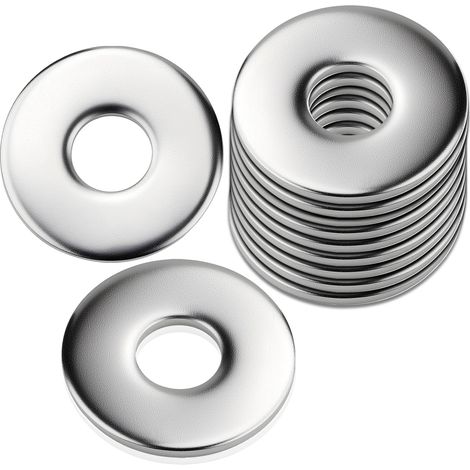 60 Pièces Rondelle Inox M10 x 25 mm Rondelles Metal Acier inoxydable A2 (V2A/304) Rondelles Pour Gonds De Porte Pour Vis Et Écrous (1/5)