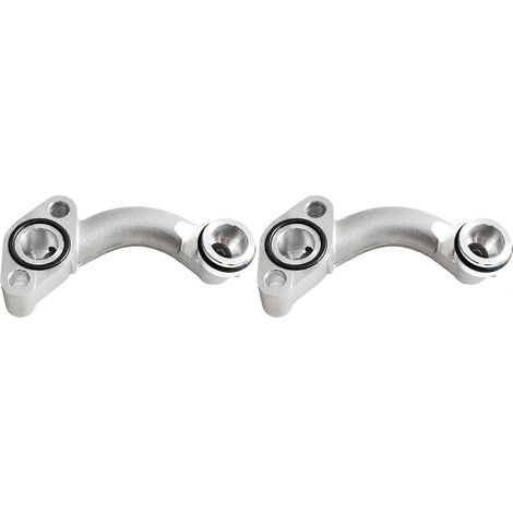 Tuyau de dérivation de liquide de refroidissement en aluminium pour moteur (2X), référence 68211200AC, Jeep Grand Cherokee (1/5)