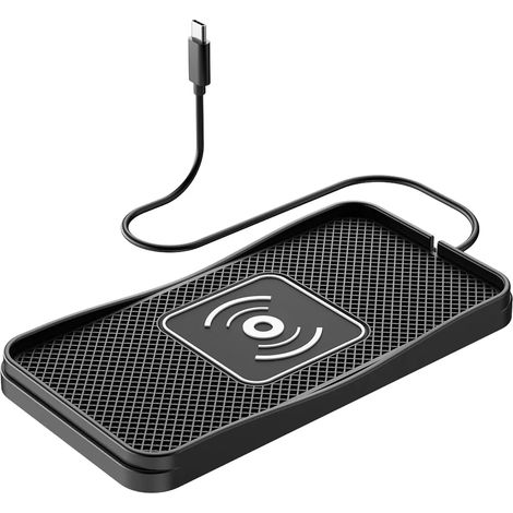 Base di ricarica wireless per auto da 20 W, caricabatterie wireless riutilizzabile, adattatore di ricarica rapida per iPhone (1/5)