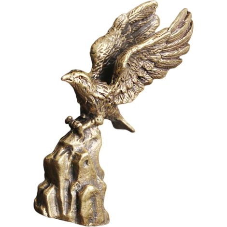 d aigle en laiton vintage sculpture r aliste design r tro (1/5)