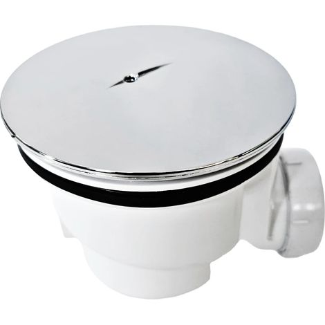 High Flow Shower Waste 90mm Chrome Finish Easy Clean Top Access Drain (1/4)