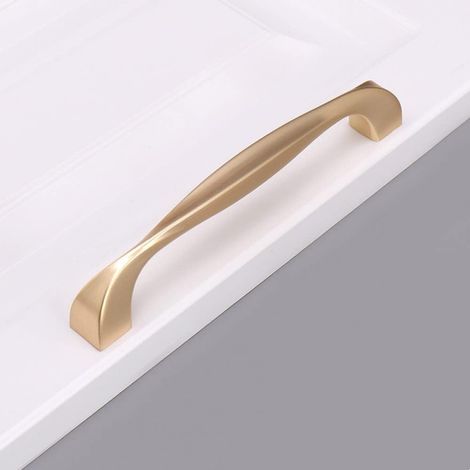 128 mm, Moderne Küchenmöbel, Schlafzimmertürgriffe, Schlafzimmertürgriffe für Möbelbeschläge, Gold