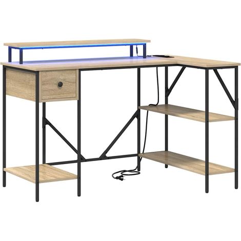 Maison Exclusive - Schreibtisch Sonoma-Eiche 120 x 79 x 86,5 cm H