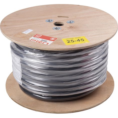 Rs Pro – Câble électrique d'alimentation 5G6 mm² – Gaine CPE noir – Longueur 50m – Tension 450/750V c.a. – Conducteur multibr (1/4)