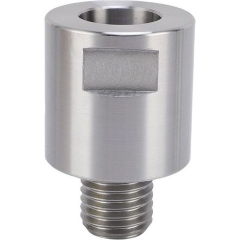 Adaptateur de broche de tour en acier 45, filetage mâle 1 pouce 8 TPI, filetage femelle 1 pouce 12 TPI, changeur de filetage pour mandrin de tour à bois (1/5)