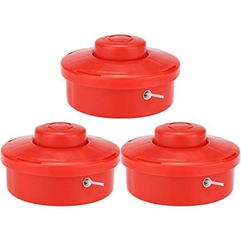 3 Pièces Têtes de Remplacement Débroussailleuse Universel Accessoire Électrique pour Jardin Pelouse Patio Outils Coupeur avec Set Chaîne Brosse - (1/5)