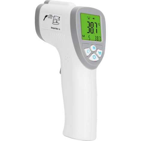 Thermomètre infrarouge sans contact pour animaux 3 modes chien cochon testeur température corporelle vétérinaire (1/5)