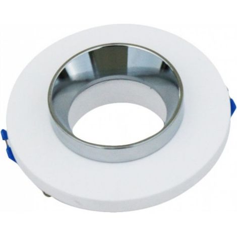 Portalámparas LED empotrable redondo V-TAC GU10 y GU5.3 (MR16) Cuerpo de yeso