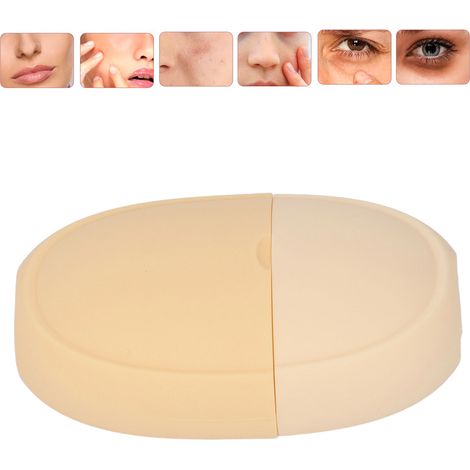 Eisrolle, Eiswürfelform, Behandlung, Kühlpackung für Hände, Füße, Gesicht, hellgelbe Massage-Eiswürfelform (1/5)