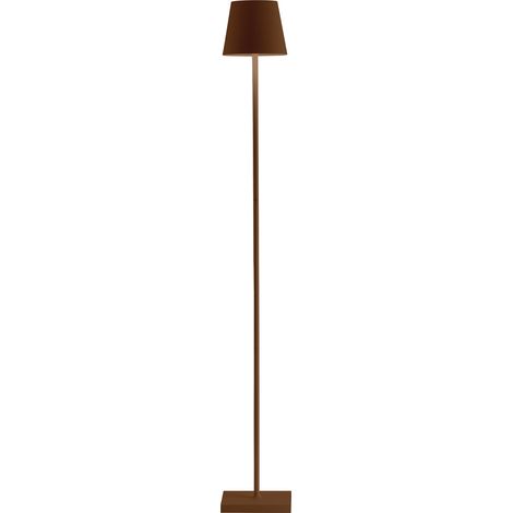 Zafferano Lampada a led Poldina Pro L Corten ricaricabile e dimmerabile con batteria fino a 12 ore - 2200-2700-3000K 3 altezze 52-87-122cm (1/5)