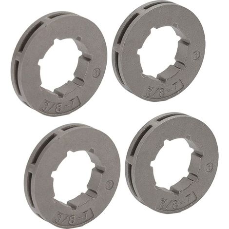 Pignon de Tronçonneuse, 2 Set 3/8 7 Dents Pignon de Remplacement Haute Dureté Facile à Installer Pignon pour Husqvarna 55 262XP 455 460 (1/5)
