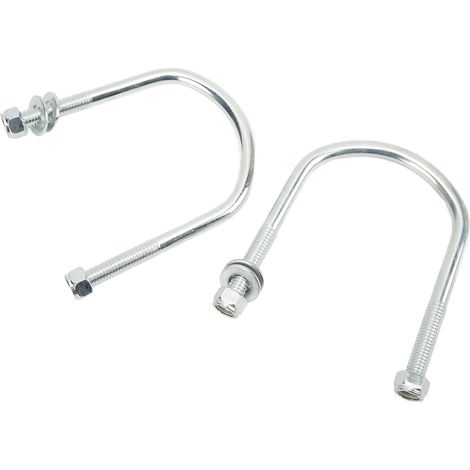 2 pièces U-bolt pour Ressort à Lames en Acier Allié, 4 Écrous, pour Club Car DS 1981 et + (1/5)