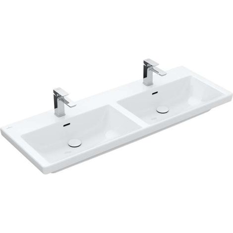 Villeroy & Boch Subway 3.0 lavabo double armoire, 2 trous pour (1/4)