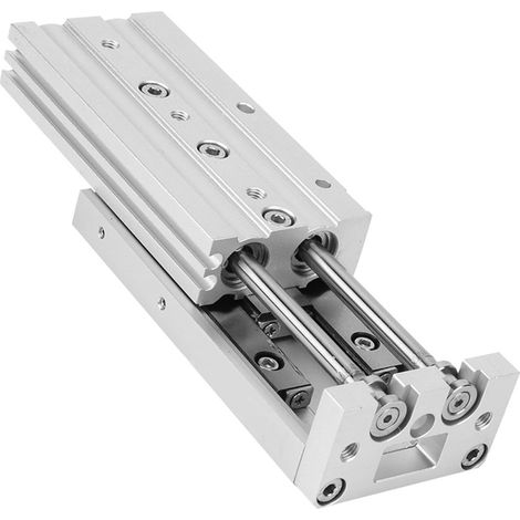 Cylindre de guidage pneumatique MXS12 à double effet haute précision, alésage 12 × 2 mm, MXS12-50 (1/5)