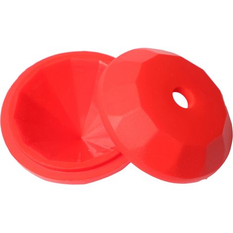 Silikon-Kuchenform mit 3D-Diamantmuster, Pudding- und Dessertform, DIY-Backwerkzeug, handgemachte Seifenform, wiederverwendbar, flexibel, antihaftbeschichtet. (1/3)