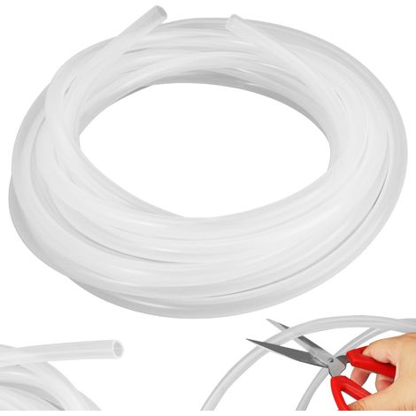 5 Mètres Tube en Silicone Flexible Alimentaire, 8mm Id x Od 10mm (1/5)