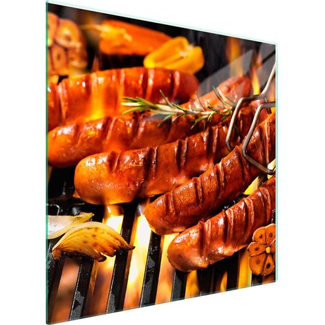 Placa protectora de vidrio para la estufa 50x52 Parrilla (1/5)