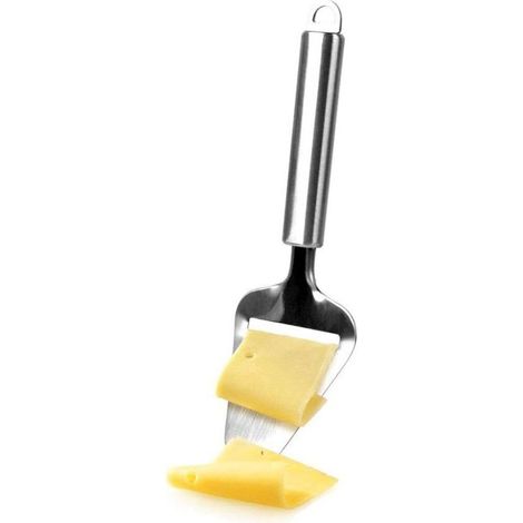 Trancheuse à fromage classique en acier inoxydable avec lame robuste et poignée sûre Trancheuses à fromage à légumes professionnelles Éplucheur pour fromage dur et mou (1/3)