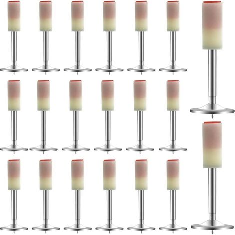 200 Pièces Mini Clous pour Cloueuse Electrique, 7,3 mm Riveter Ronds, pour Cloueuse Pneumatique/Electrique, pour Murale en Béton et Plafond de Conduit de Câble de Fixation et Réparation