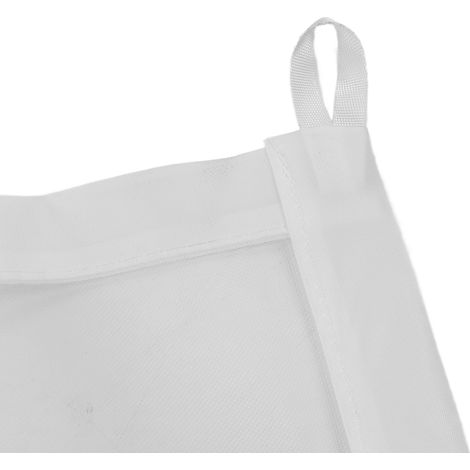 Barrière de Sécurité pour Chiens et Chats, Portable et Escamotable, Blanche 28.3 x 47.2 Pouces (1/5)