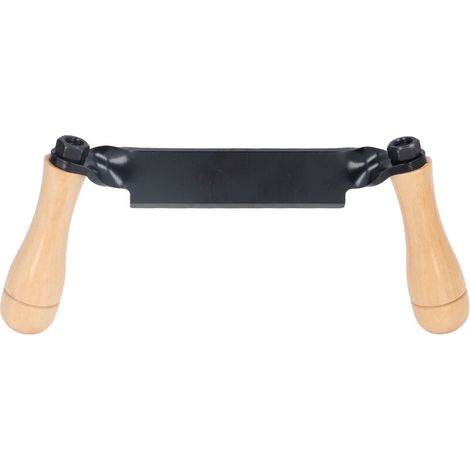 Couteau à tirage droit, manche en bois en acier au tungstène, Type droit, outil de rasage à tirage sûr et Durable pour poteau de clôture en bois de rondins 8 pouces (1/5)
