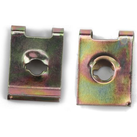 Vaguelly Lot de 50 écrous à ressort en forme U pour moto, clips (1/5)