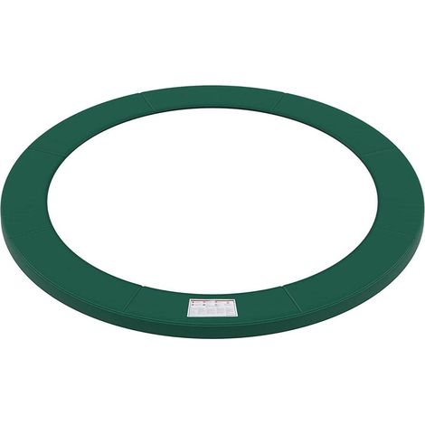 Coussin de sécurité de trampoline de remplacement rechange diamètre 244 cm résistant aux rayons uv anti-déchirure taille standard vert (1/3)