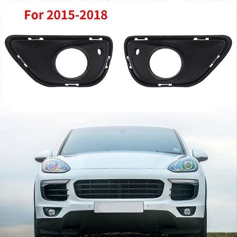 Para Porsche Cayenne 2015-2018, 1 par de protectores de faros antiniebla delanteros (1/5)