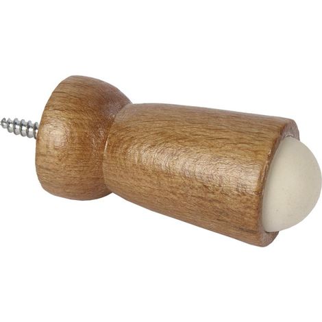 COFAN tope puerta madera 60mm caja 12 unid. , Tope Puerta madera 60mm