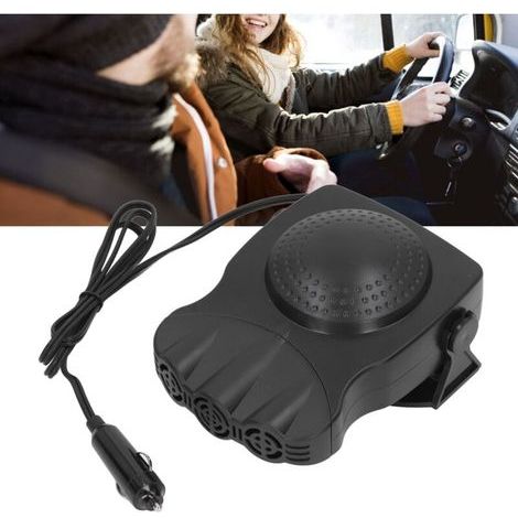 Chauffage de voiture double Mode rotatif à 360 °, 150W ABS, dégivreur de pare-brise de voiture Portable, désembueur 12V 12,5a 24V 9A (1/5)