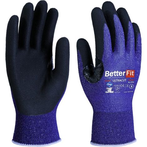 Guante anticorte m08 3l nitrilo foam mor betterfit ultracut