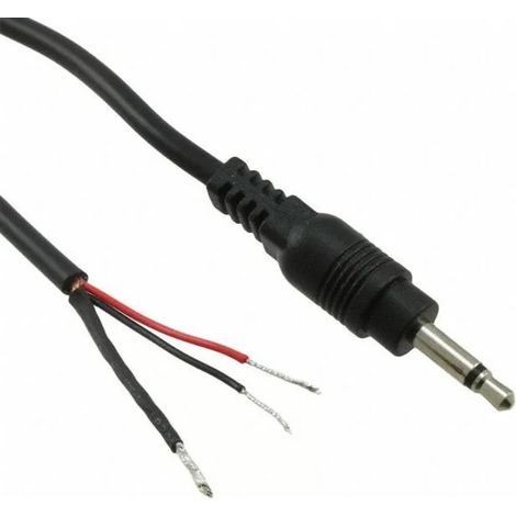 Tensility CP-2205-NO Cavo jack mono da 3,5 mm a cavo libero a 3 poli - 1,83 metri