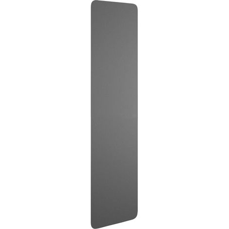 Lineabeta - Elektrische Wandwandheizung Caligo L.47 H.179 cm aus Anthrazitstahl