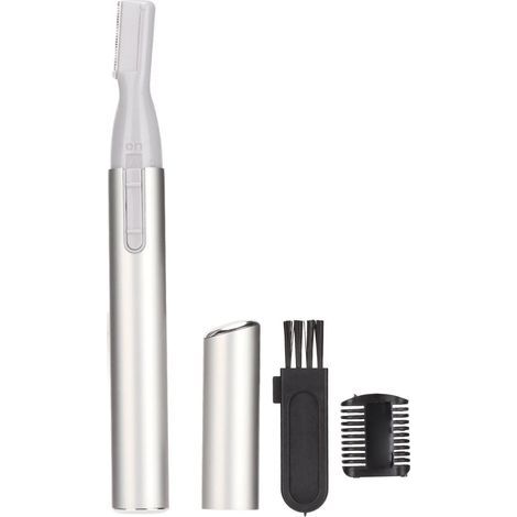 Trimmer, les sourcils, les cheveux d'argent peigne et la brosse qui fonctionne avec des piles AAA (1/5)