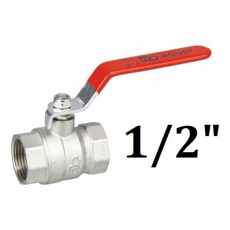 Maniglia per valvola a sfera WW con strozzatore AQUER da 1/2 pollice (1/2)