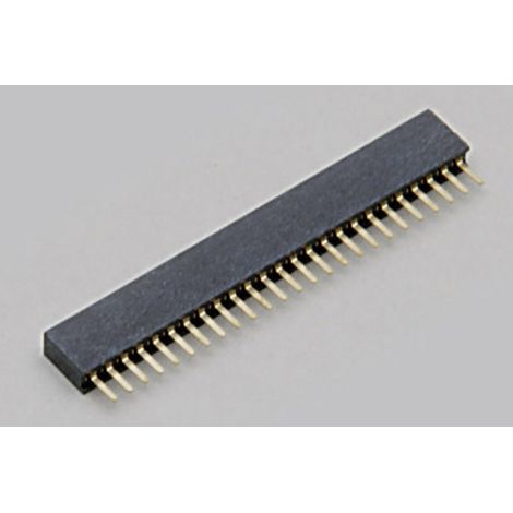 TRU COMPONENTS Buchsenleiste (Standard) Anzahl Reihen: 1 Polzahl je Reihe: 14 TC-2506444 1 St.