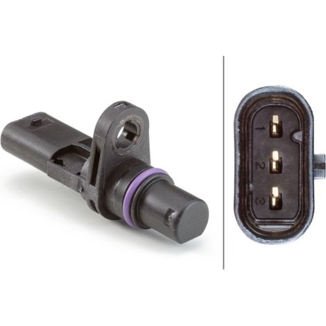 Capteur, position d'arbre à cames Hella 6PU 013 122-221 AUDI 04L 907 601 131892
