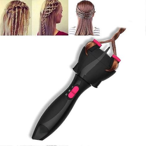 Tresseur de cheveux électrique 2024, machine à tresser automatique Quick Twist Twister, outils de coiffure magiques et intelligents à faire soi-même, outil de tressage de cheveux pour Noël