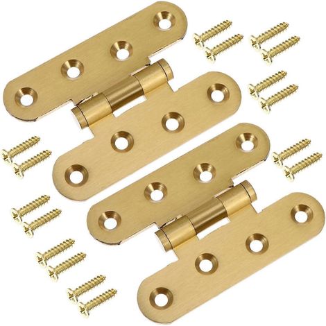 SEWACC Lot de 2 charnières décoratives robustes pour portes de placard, vis incluses, pour meubles (1/5)