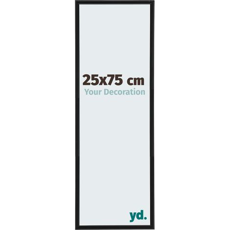 yd. - Cadre photo 25x75 - Noir Mat - Plastique - Annecy