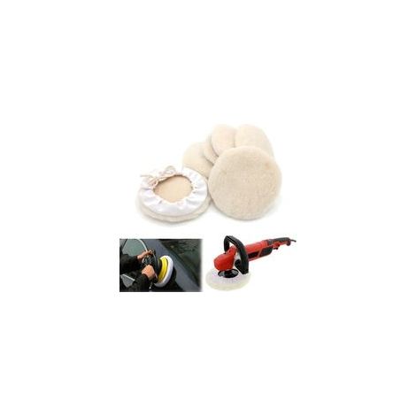 Kit de 6 almohadillas de pulido de 7 pulgadas para capó de coche, pulidor de lana, para reparación de carrocería y taladro. (1/5)