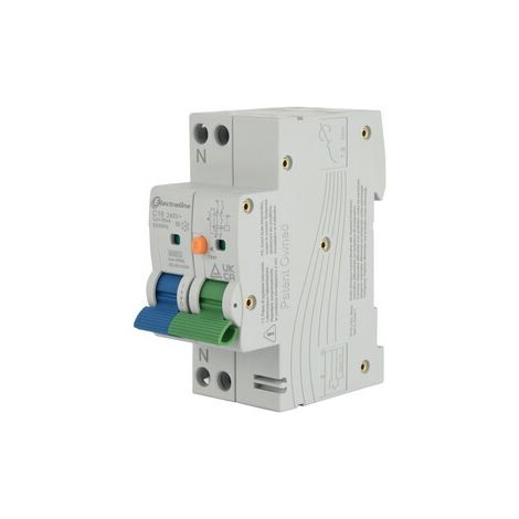 Interruttore Magnetotermico Differenziale (RCBO), 16A, Tipo A, Curva C, Sensibilità 30mA, Connessione 1P+N,