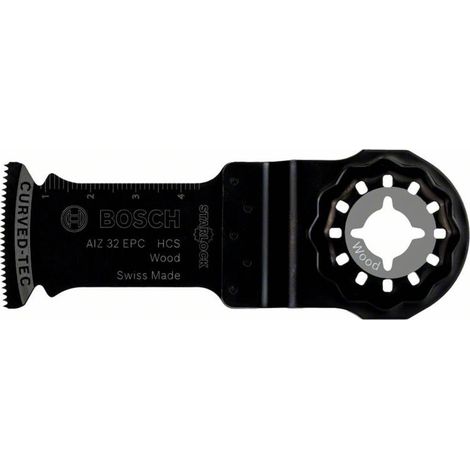 Bosch – Lame de scie plongeante HCS 40x32mm – Pour bois dur – Compatible avec outils multifonctions – AIZ 32 EC