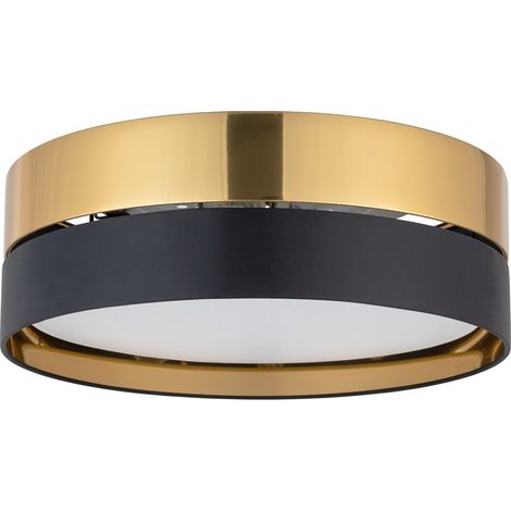 tk-lighting Hilton plafonnier doré et noir 45 cm (1/5)
